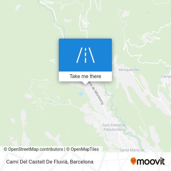 Camí Del Castell De Fluvià map