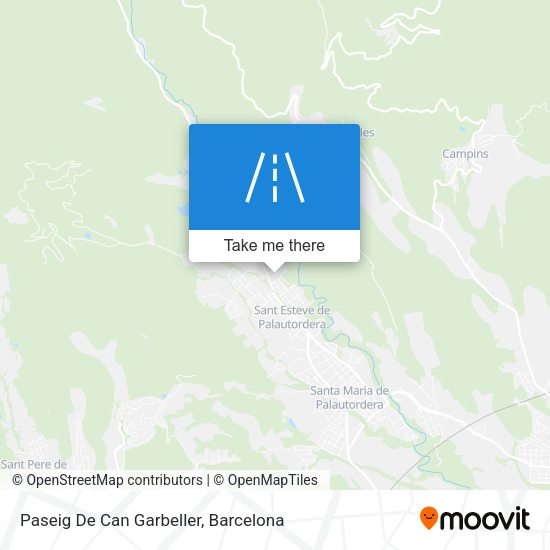 Paseig De Can Garbeller map