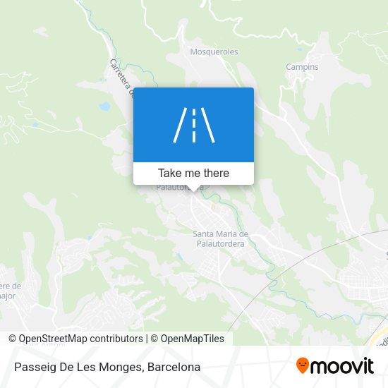 Passeig De Les Monges map