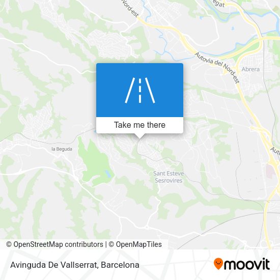 Avinguda De Vallserrat map