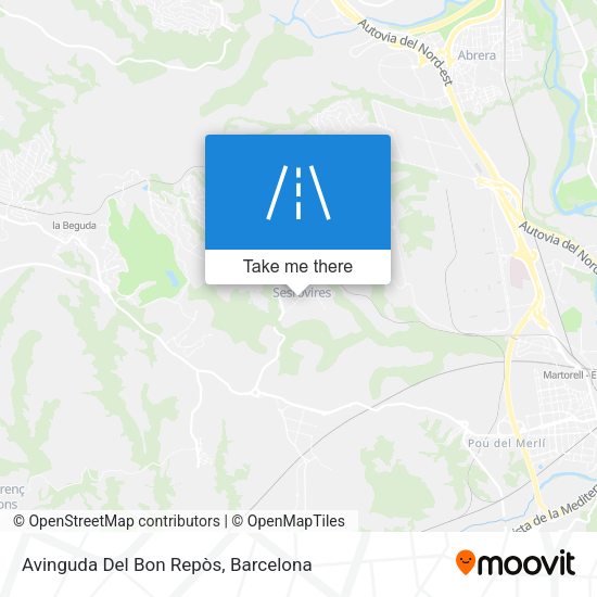 Avinguda Del Bon Repòs map