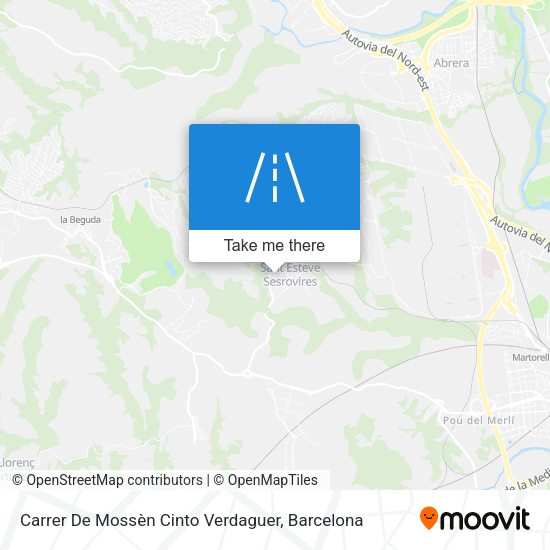 Carrer De Mossèn Cinto Verdaguer map