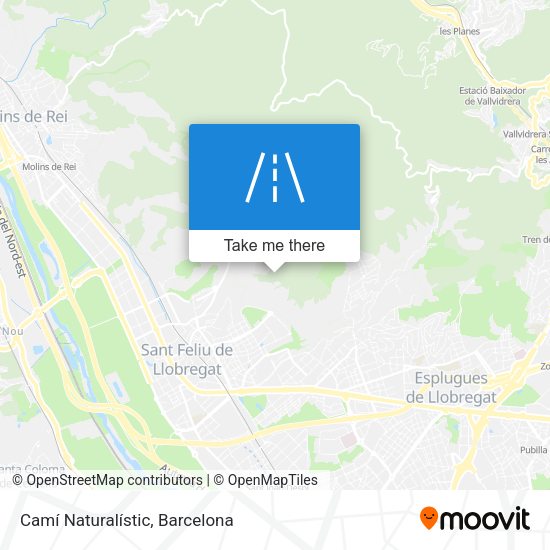 Camí Naturalístic map