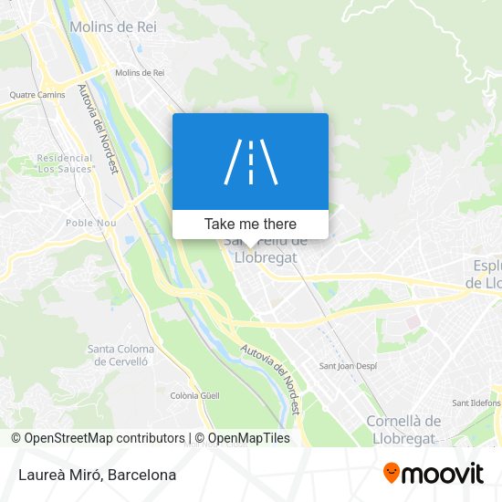 Laureà Miró map