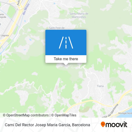 Camí Del Rector Josep Maria García map