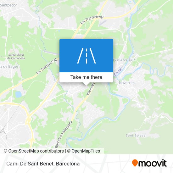 Camí De Sant Benet map