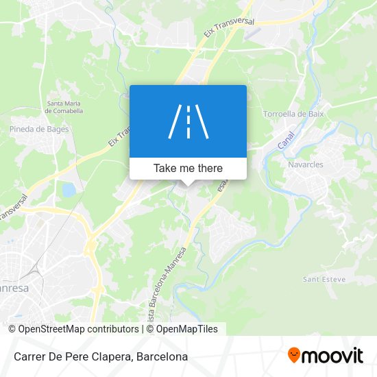 Carrer De Pere Clapera map