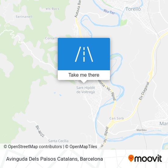 Avinguda Dels Països Catalans map