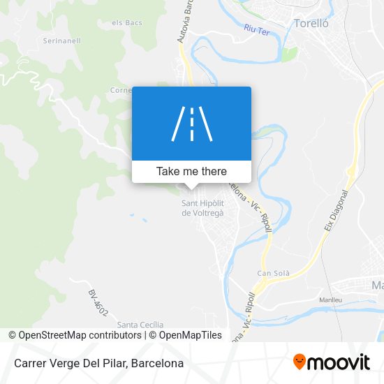 Carrer Verge Del Pilar map