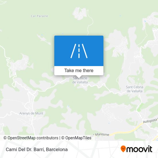 Camí Del Dr. Barrí map
