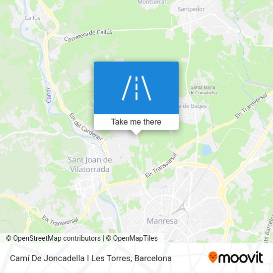 Camí De Joncadella I Les Torres map