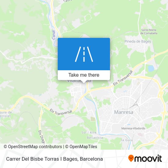 Carrer Del Bisbe Torras I Bages map