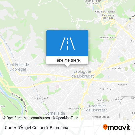 Carrer D'Àngel Guimerà map