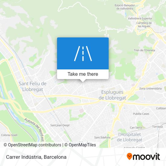 Carrer Indústria map