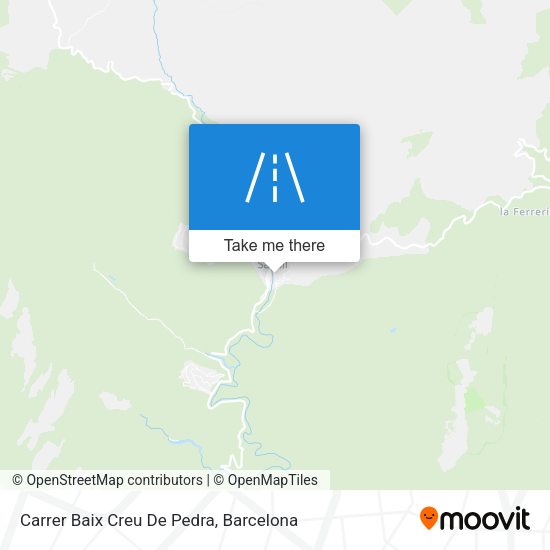 Carrer Baix Creu De Pedra map