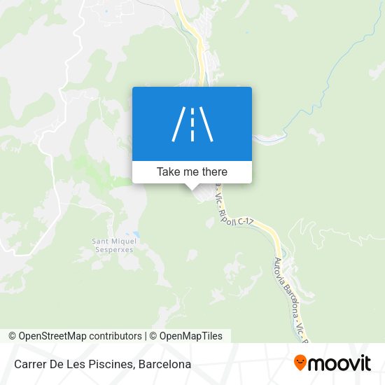 Carrer De Les Piscines map
