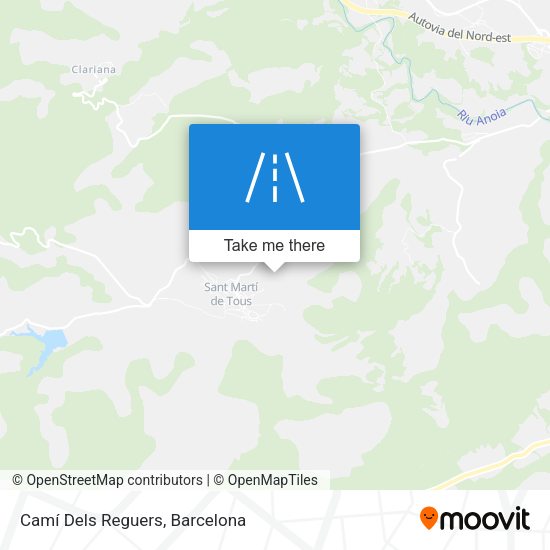 Camí Dels Reguers map