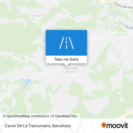 Carrer De La Tramuntana map