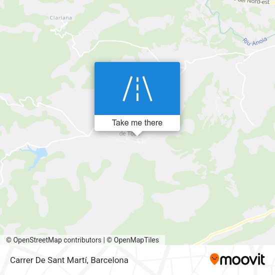 Carrer De Sant Martí map