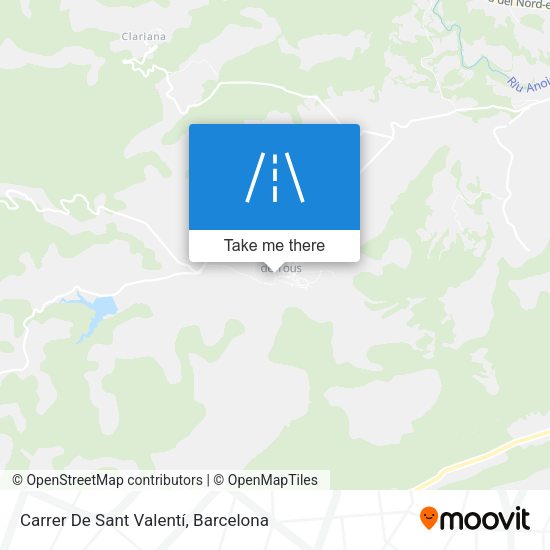 Carrer De Sant Valentí map