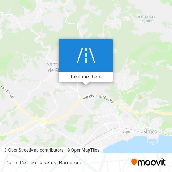 Camí De Les Casetes map