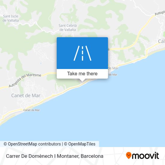 Carrer De Domènech I Montaner map
