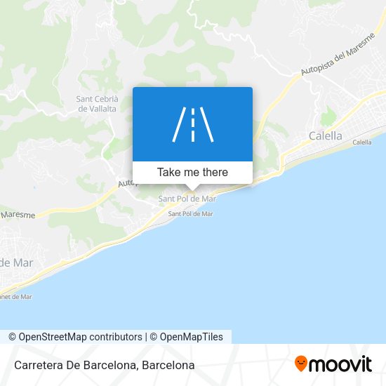 Carretera De Barcelona map