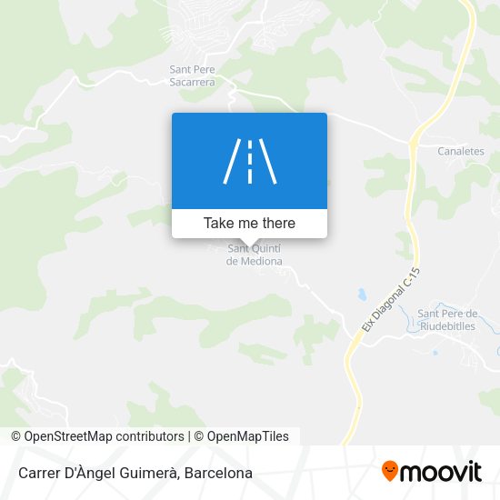 Carrer D'Àngel Guimerà map