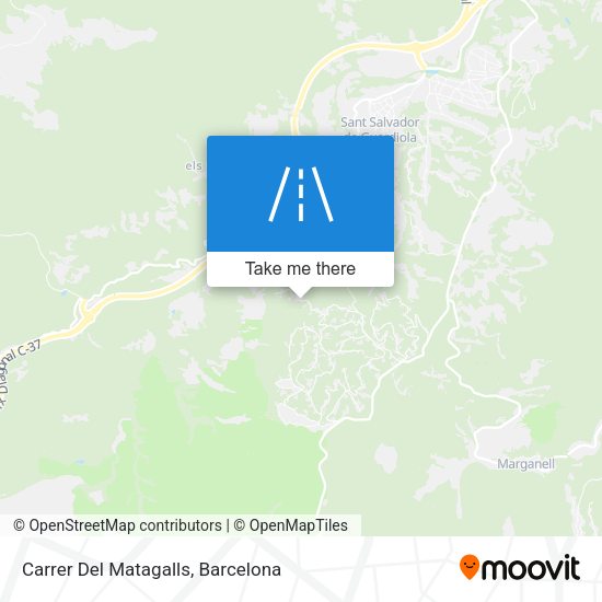 Carrer Del Matagalls map
