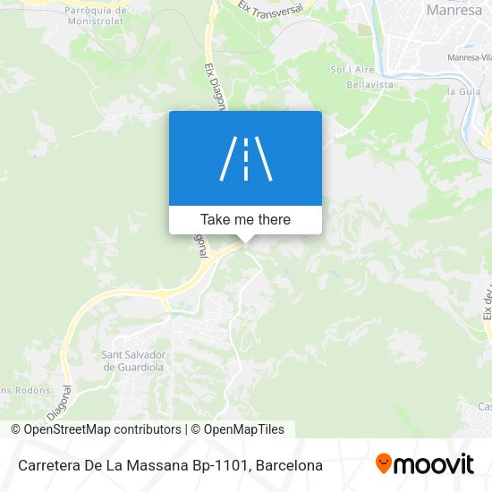 Carretera De La Massana Bp-1101 map
