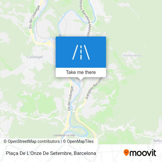 Plaça De L'Onze De Setembre map