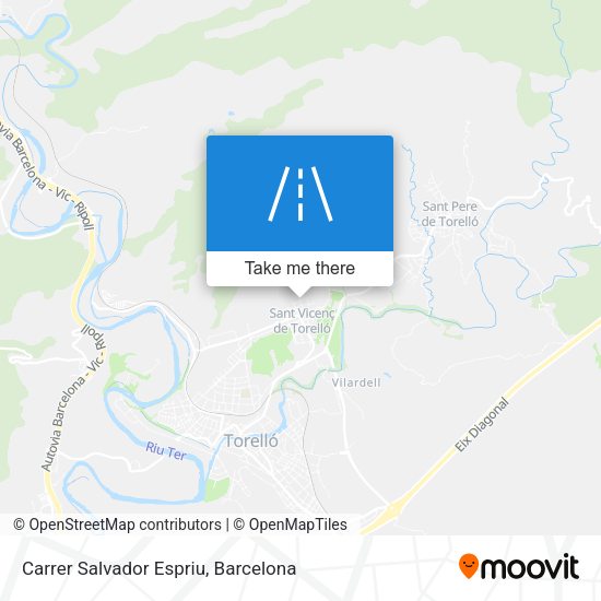 Carrer Salvador Espriu map