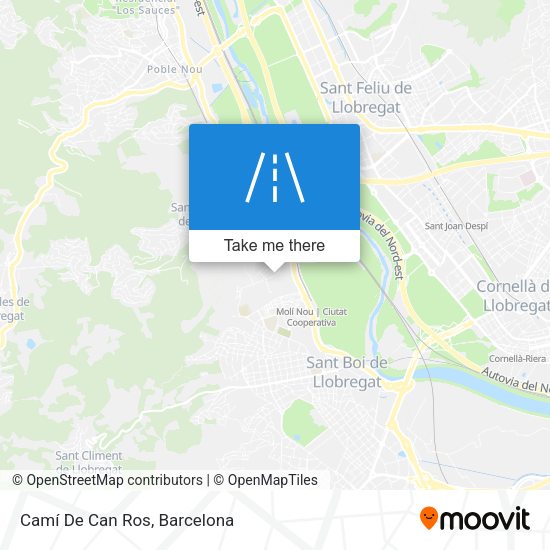 Camí De Can Ros map
