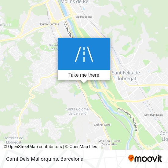 Camí Dels Mallorquins map