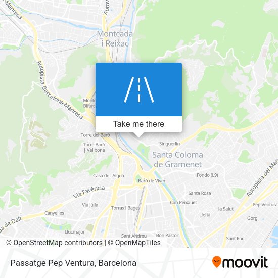 Passatge Pep Ventura map