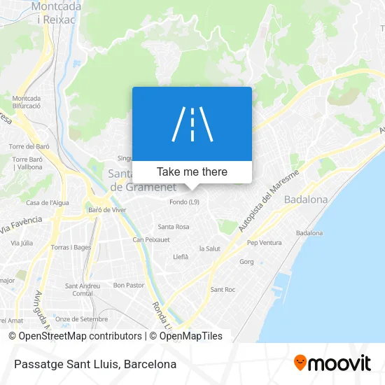 Passatge Sant Lluis map