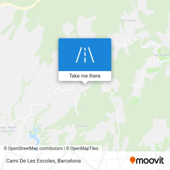 Camí De Les Escoles map