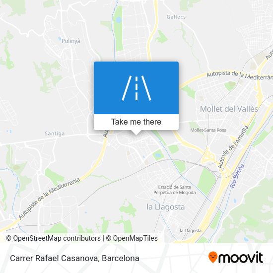 Carrer Rafael Casanova map