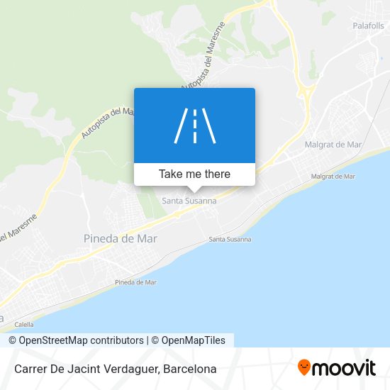 Carrer De Jacint Verdaguer map