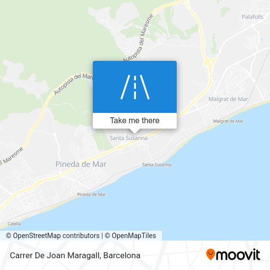 Carrer De Joan Maragall map