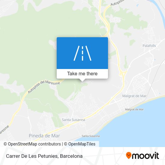 Carrer De Les Petunies map