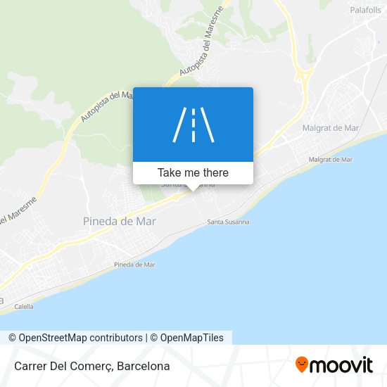 Carrer Del Comerç map