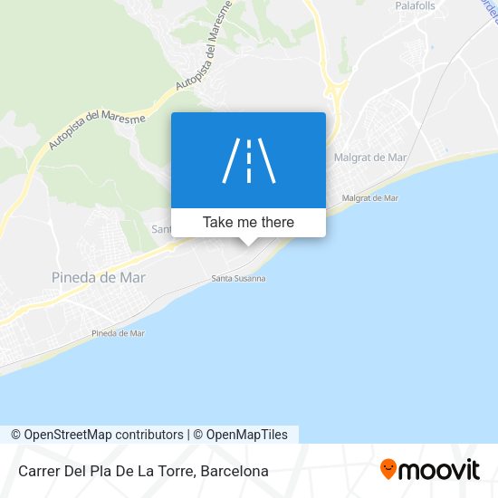 Carrer Del Pla De La Torre map