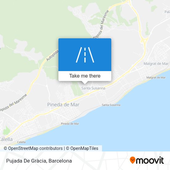 Pujada De Gràcia map