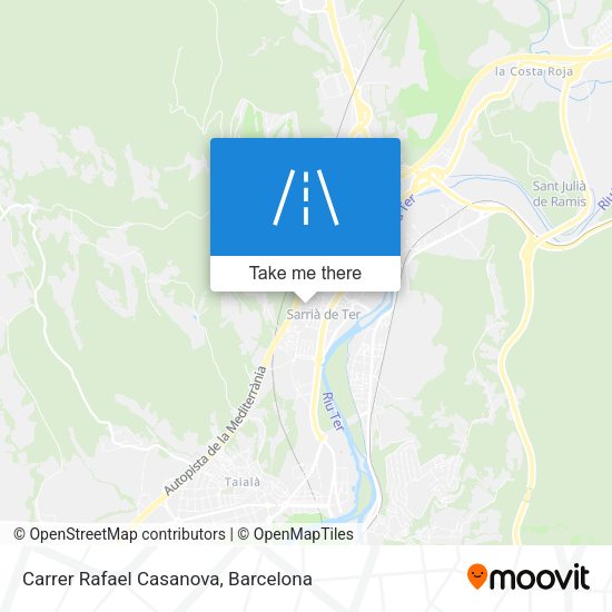 Carrer Rafael Casanova map