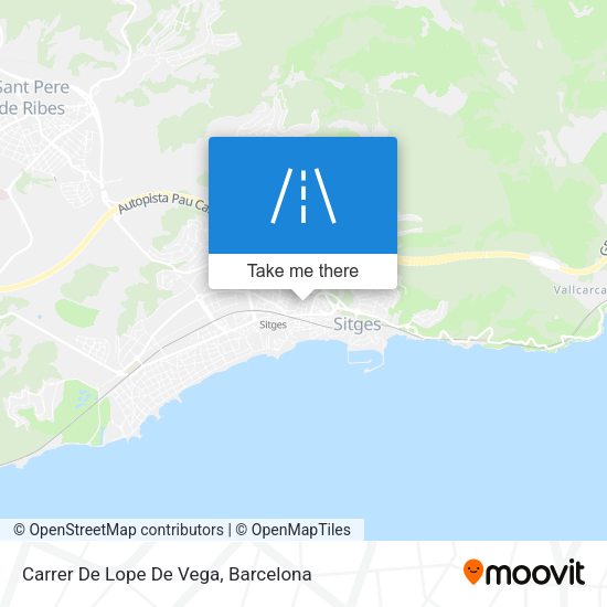 Carrer De Lope De Vega map