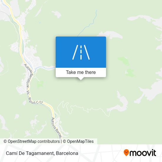 Camí De Tagamanent map