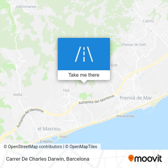 Carrer De Charles Darwin map