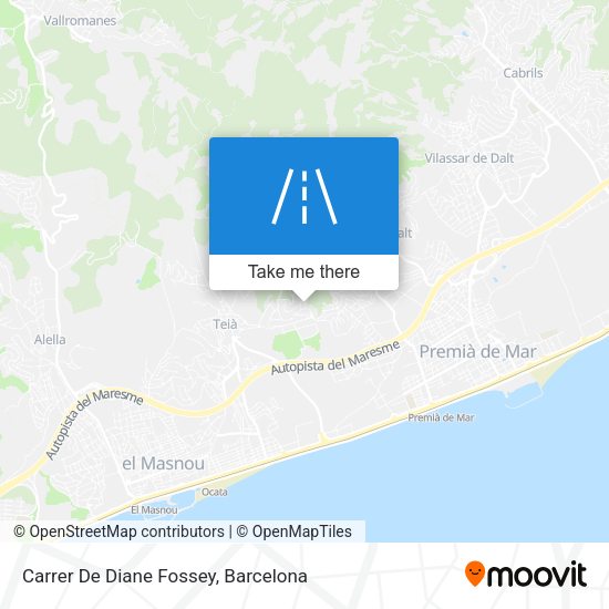 Carrer De Diane Fossey map
