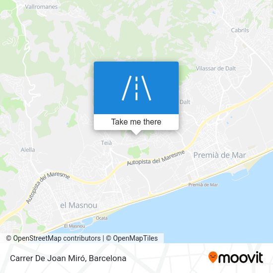 Carrer De Joan Miró map